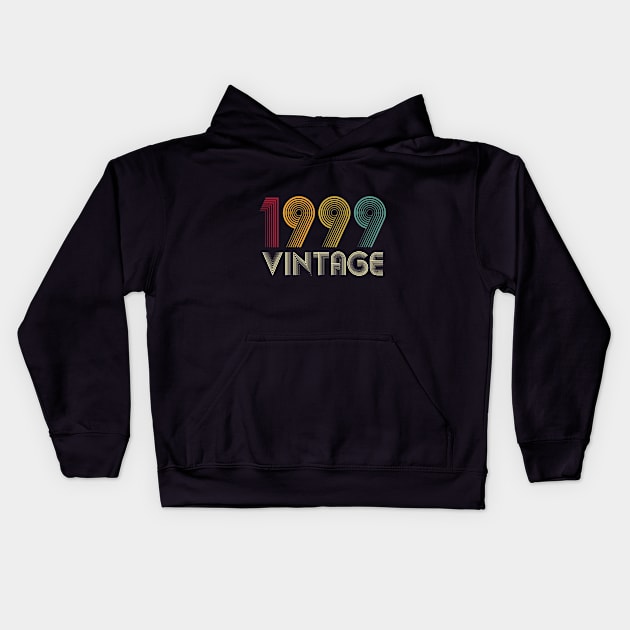 Vintage 1999 20th Birthday Gifts 20 Years Old Kids Hoodie by AKSA shop